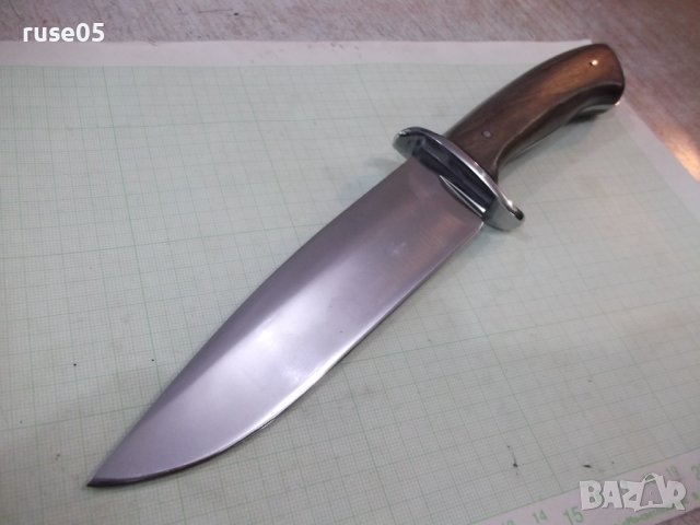 Нож ловджийски с кожена кания от задругата нов, снимка 3 - Ножове - 40418269