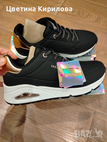 Дамски маратонки Skechers черни 35.5номер, снимка 3 - Маратонки - 54071062