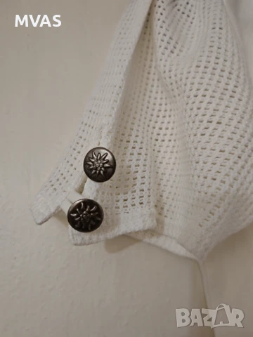 Нова дамска блуза екрю М размер , снимка 3 - Корсети, бюстиета, топове - 51000151