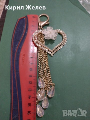 Много красив стилен дизайн ключодържател с кристали уникат - 2833, снимка 4 - Други - 31223571