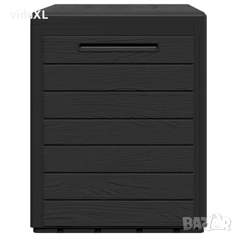 vidaXL Градински сандък за съхранение, антрацит, 78x44x55 см, снимка 6 - Ракли - 56147644