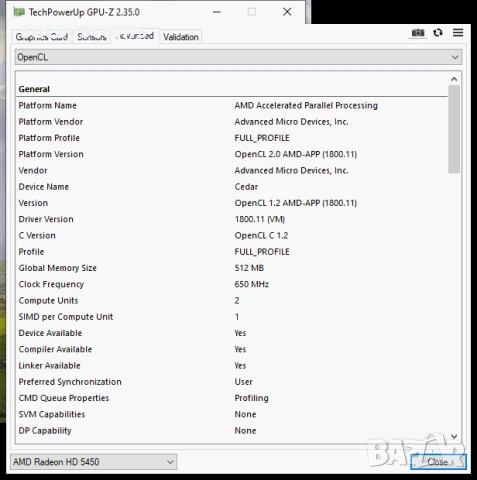 Видео карта AMD Radeon Dell HD 5450 512MB GDDR3 64bit DMS-59 PCI-E, снимка 15 - Видеокарти - 50889994