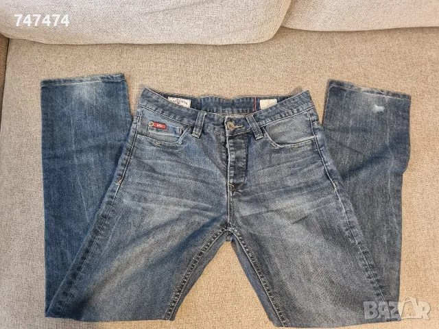 Лот 3 броя - Lee Cooper, Benetton, H&M, С размер, снимка 2 - Дънки - 55886367