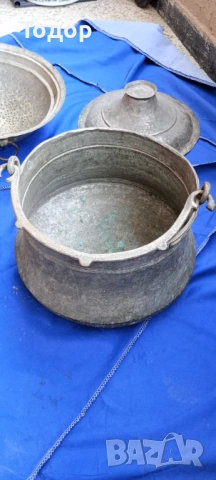 Продавам медни съдове: бакър, менче, гевгир, капак, снимка 2 - Антикварни и старинни предмети - 54292883