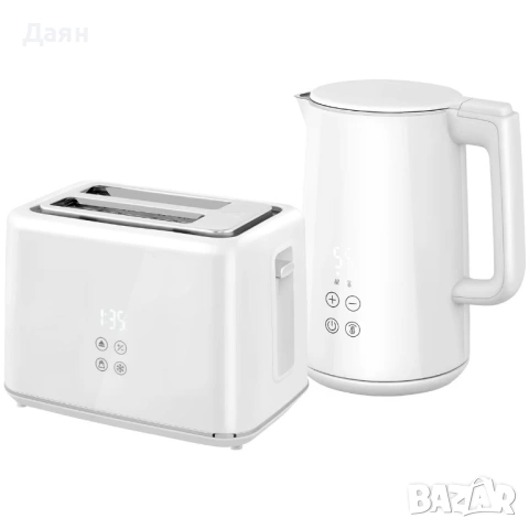 Комплект електрическа кана за вода и тостер HOMCOM