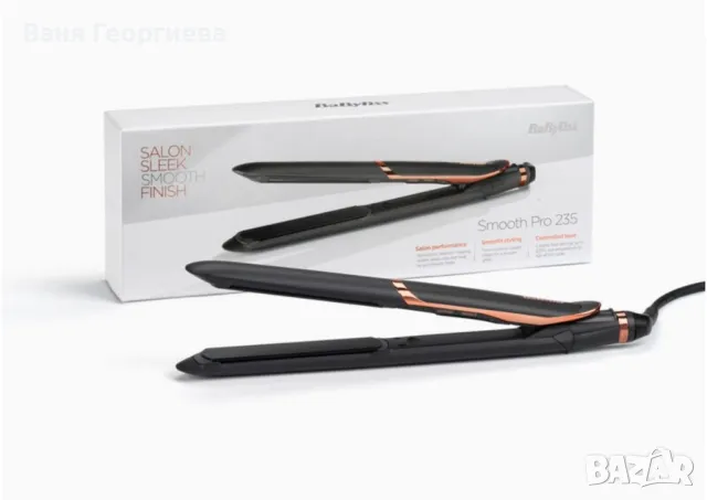 Професионална Преса За Коса Babyliss Smooth Pro 235 Йонизация