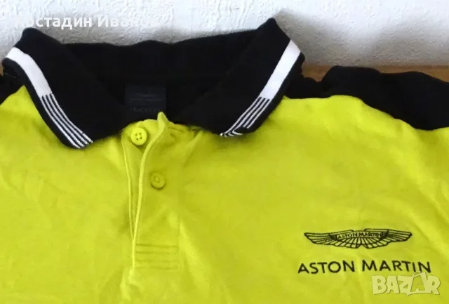 Aston Martin Racing x Hackett London мъжка поло блуза XL, снимка 3 - Блузи - 55776526