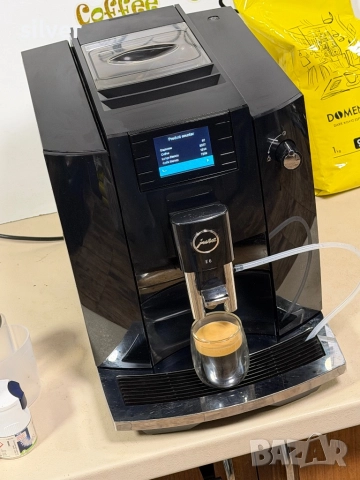 Кафемашина кафе автомат JURA E6 PIANO BLACK с гаранция, снимка 10 - Кафемашини - 52730405