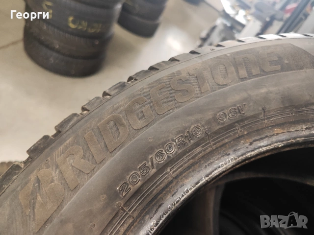 2бр.всесезонни гуми 205/60/16 Bridgestone, снимка 3 - Гуми и джанти - 54167237