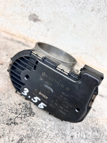 A1131410125. Дроселова клапа за Мерцедес Е-класа W211. Бензин. 0280750017, снимка 2 - Части - 52217035