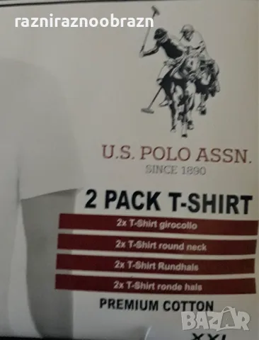 Тениска U.S. POLO ASSN-XXL,  комплект от 2 броя, снимка 4 - Тениски - 49702101