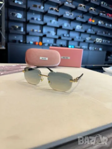 очила с калъф miu miu, снимка 4 - Слънчеви и диоптрични очила - 50405358