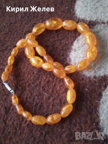 Колие от кехлибар 52712, снимка 5 - Колиета, медальони, синджири - 52866746