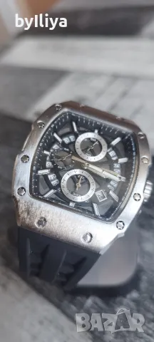 Мъжки луксозен часовник ! Японски кварц ! Чисто нов !, снимка 5 - Мъжки - 49887359