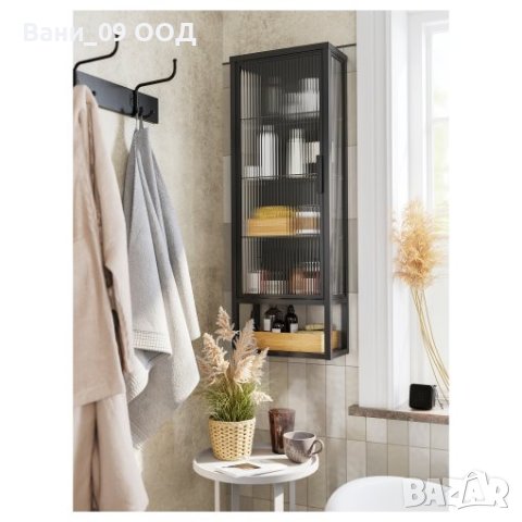 Стоманен шкаф за баня със стъклена врата, снимка 5 - Шкафове - 42437225