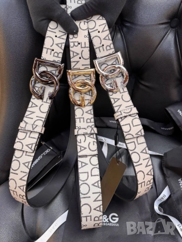 колани от естествена кожа с кутия, сертификат и торбичка dolce gabbana , снимка 8 - Колани - 51924884