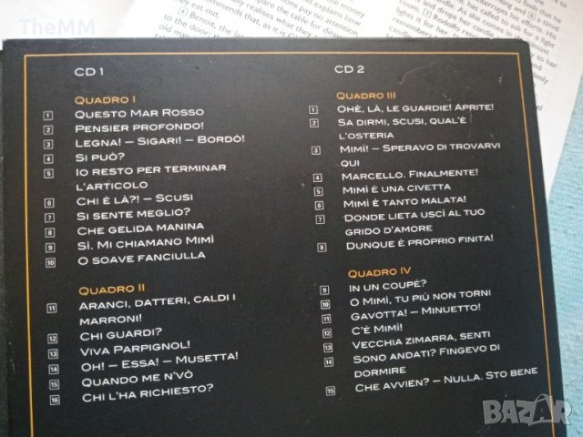 Puccini - La Boheme 2CD, снимка 3 - CD дискове - 40113079