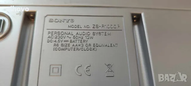 Аудио система SONY ZS-R100CP, снимка 5 - Аудиосистеми - 49269438