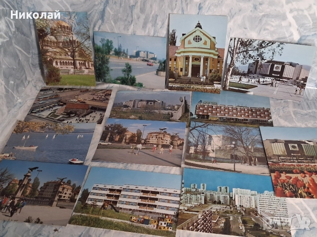 Стари пощенски картички 30 Броя София България, снимка 11 - Антикварни и старинни предмети - 52389640