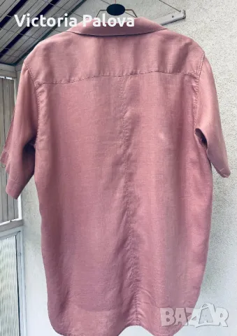 Ленена риза EDITH KUMAR CASUAL VINTAGE , снимка 10 - Ризи - 47294614