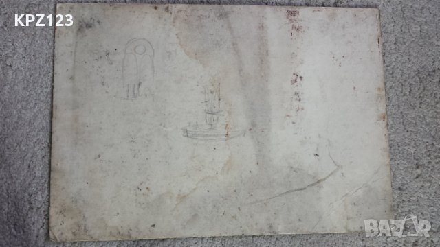 КАРТИНА ГРАДСКИ ПЕЙЗАЖ БАЛЧИК 76 г. акварел / М. АБАЗОВА, снимка 6 - Картини - 29088515