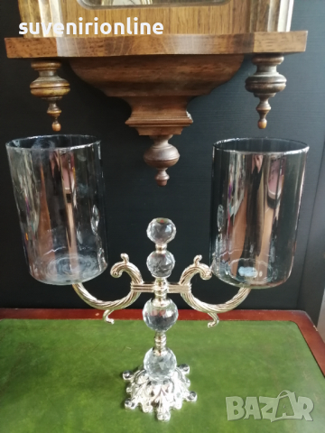 Луксозен свещник , снимка 3 - Декорация за дома - 36530954