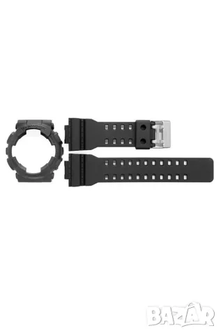 Casio G-Shock GA-100 GA-110 GA-120 GD-100 Strap and Bezel Black Каишка и безел за мъжки часовник
