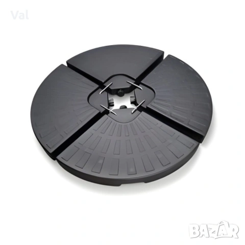 Основа за конзолен градински чадър, 4 броя тежести, устойчива на UV лъчи, снимка 5 - Други - 53891664