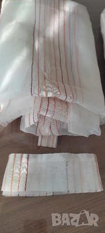 Комплект от 2 пердета/ завеси* Готови за окачване* Като нови, снимка 10 - Пердета и завеси - 51444379