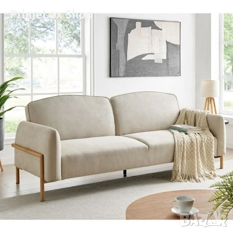 Диван Молино - бежов цвят, снимка 3 - Дивани и мека мебел - 53262096