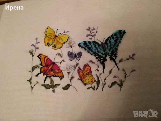 Гоблен " танца на пеперудите 2 ", снимка 2 - Гоблени - 30454387