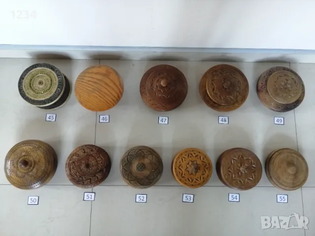 Кръгли дървени кутии , снимка 6 - Други стоки за дома - 49290461