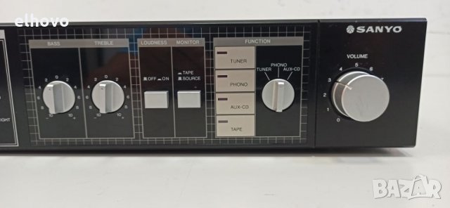 Стерео усилвател Sanyo JA 220, снимка 3 - Ресийвъри, усилватели, смесителни пултове - 30586250