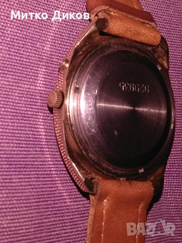 Slava 27 jewels automatic часовник Слава автоматик 5Au-златно покритие работи точно като нов от соца, снимка 11 - Мъжки - 44560128