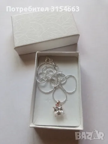 Колие с кристали , снимка 4 - Колиета, медальони, синджири - 49497700