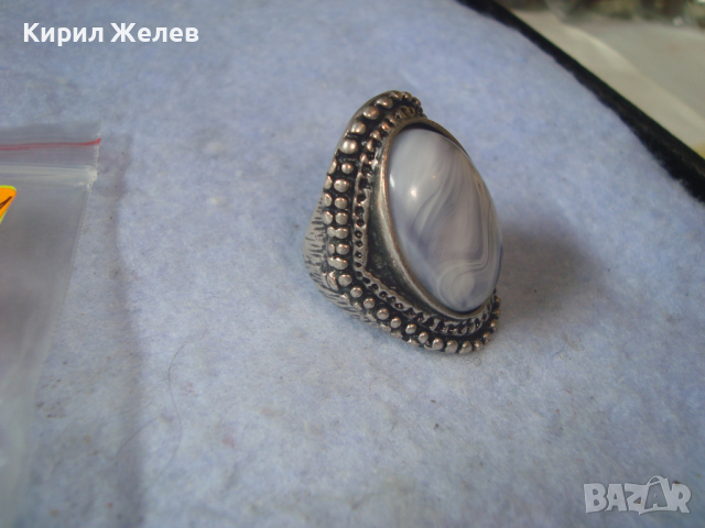 КРАСИВ ПОСРЕБРЕН ФЕШЪН АРТ ПРЪСТЕН с КАТАЛИН 55901, снимка 6 - Пръстени - 36393214