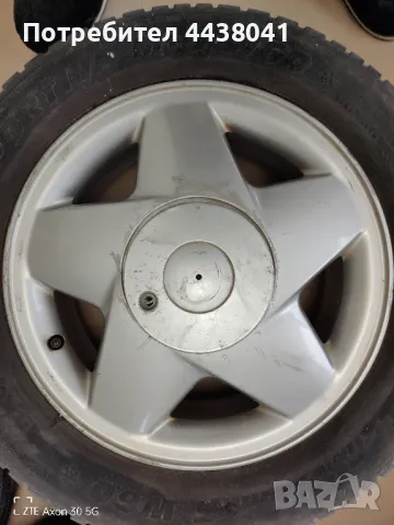 Алуминиеви джанти с гуми 6Jx15, 4х100, ET49 - 5бр., снимка 4 - Гуми и джанти - 49797141