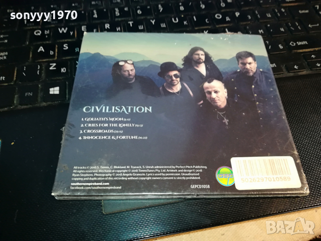 SOUTHERN EMPIRE CIVILISATION NEW CD 1003240827, снимка 2 - CD дискове - 44693105
