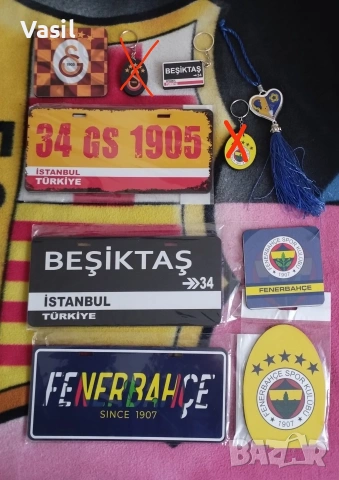 Тениски Галатасарай, Фенербахче, Бешикташ, снимка 8 - Тениски - 52426106