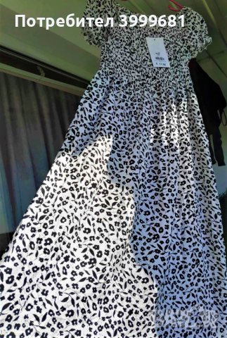 Нова лятна рокля черно и бяло, снимка 2 - Рокли - 44431834