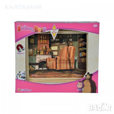 МАША И МЕЧОКА Магнитен дървен пъзел 109304393