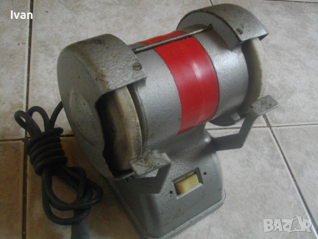 СССР Руски Профи Точиларски Обущарски ШМИРГЕЛ 90 Вата-2100 Об/мин-ф100мм-Почти Нов-ОТЛИЧЕН, снимка 7 - Други инструменти - 36416058