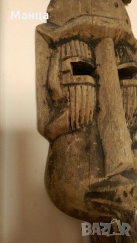 Африканска маска Хохе от Гана, снимка 6 - Антикварни и старинни предмети - 31620297