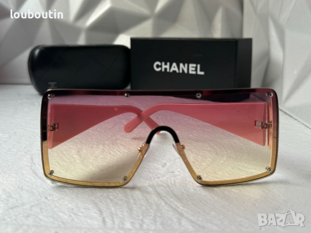 -37 % Разпродажба CH  дамски слънчеви очила маска с лого, снимка 4 - Слънчеви и диоптрични очила - 44683032