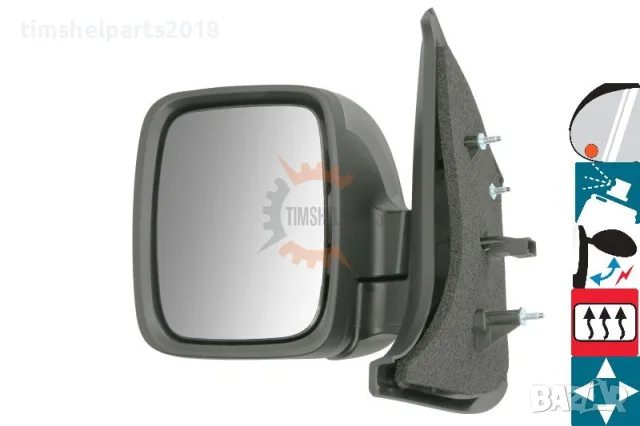 Външно огледало "Електрическо" 10 PIN за Opel Vivaro B Renault Trafic III Fiat Talento след 2014 г