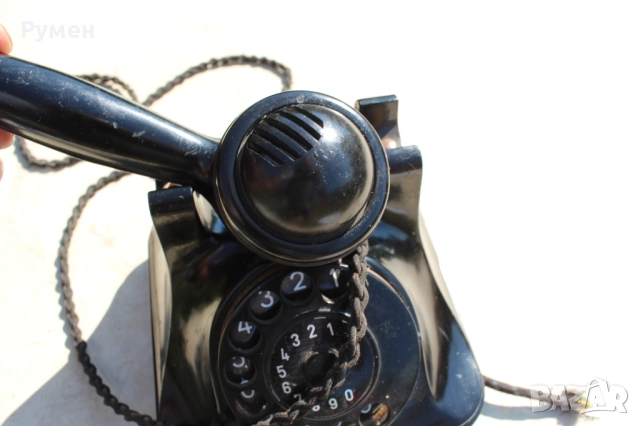 Телефонен апарат - ретро, снимка 5 - Антикварни и старинни предмети - 51449150