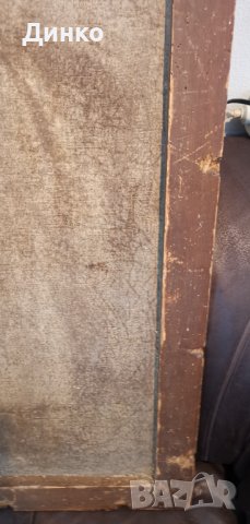  Икона масло върху платно 51-85см. 19век., снимка 9 - Антикварни и старинни предмети - 39800005