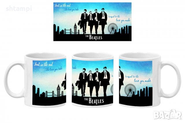 Чаша Beatles 11,Керамична Чаша, Кафе Чай, Игра,Изненада,Подарък,Повод,Празник,Рожден Ден, снимка 6 - Чаши - 38508638