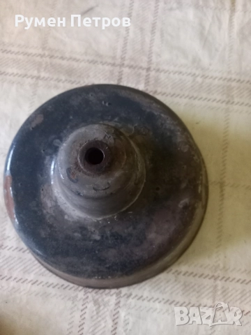 Цокъл от промишлена лампа, БГ, соц., снимка 3 - Антикварни и старинни предмети - 51897873