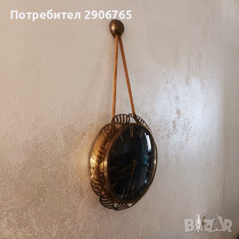 Стенен часовник FM Sonneberg работещ, снимка 4 - Антикварни и старинни предмети - 42522045